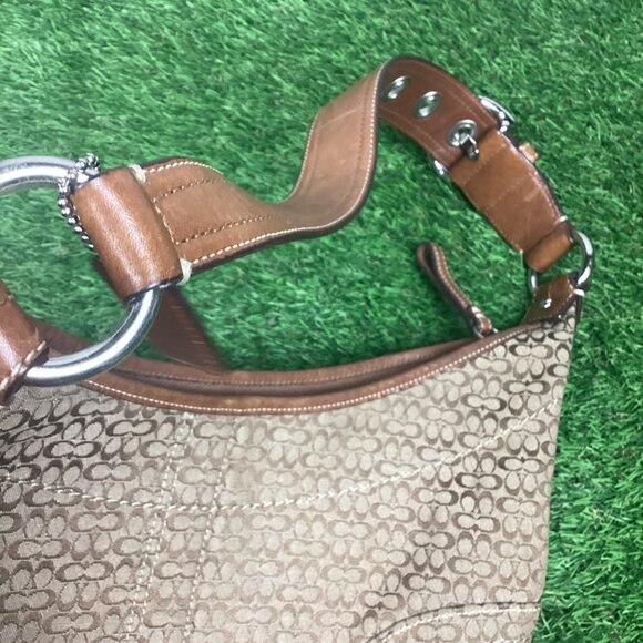 Vintage Coach Soho Small Signature Hobo Rounded Handbag - Picture 9 of 16